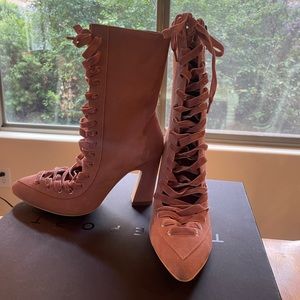 Pink YRU heels